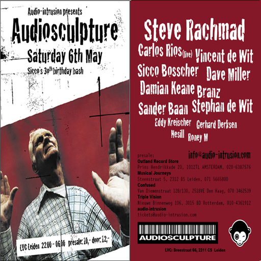 Steve Rachmad at "Audiosculpture" @ LVC (Leiden-NL) - 6 May 2006