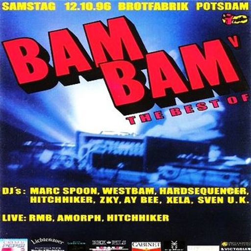 Westbam at "Bam Bam V " @ Brotfabrik (Potsdam-Germany) - 12 October 1996