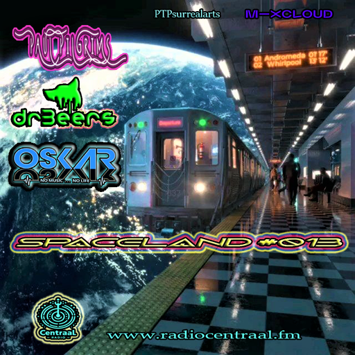 SpaceLand Crew #013 ~ Paul Pilgrims - Dr Beers - Oskar on air for RadioCentraal.FM (NL)