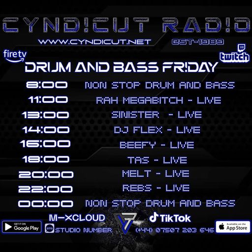 Dj-Sinister - Live On Cyndicut Radio - 17-01-2025