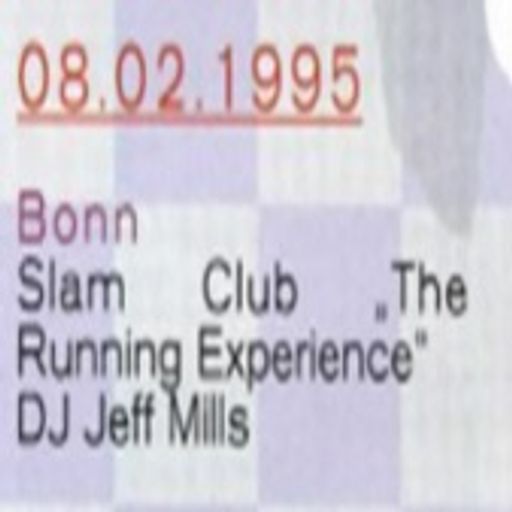 Jeff Mills at "The Running Experience" @ Slam Club (Bonn - Germany) - 8 February 1995