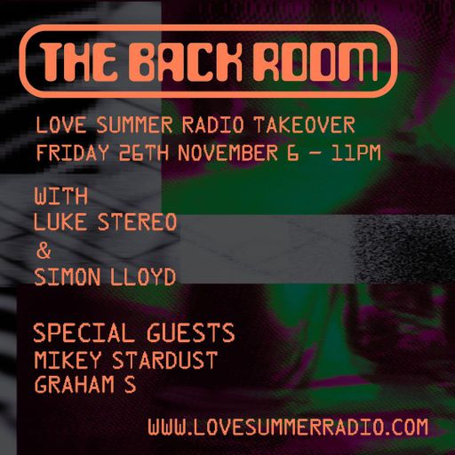 The Back Room,Love Summer Guest Mix November 21