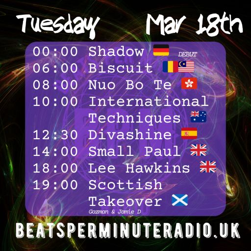 Biscuit- Tuesday Techno Crunch- Live on Beats Per Minute Radio 18.3.2025