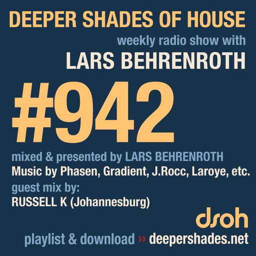 DSOH #942 Deeper Shades Of House w/ guest mix by RUSSELL K