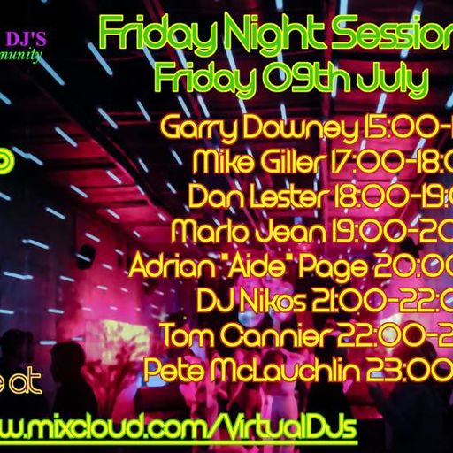 Virtual DJ's Weekender - Friday - 9-7-21 - Tom Cannier - Tech House set