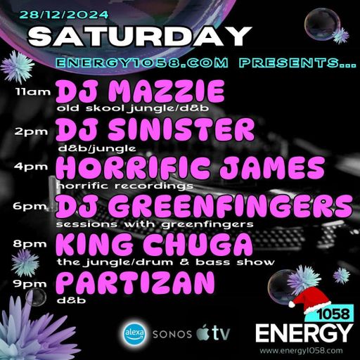 Dj-Sinister - Live On Energy1058 - 28-12-2024