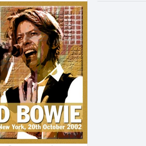 Bowie Live at Tower Theater, Upper Darby Pennsylvania , October 21 2002.