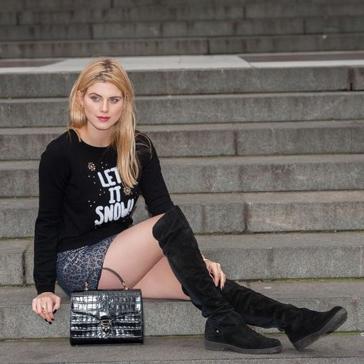 Ashley Louise James with Geko