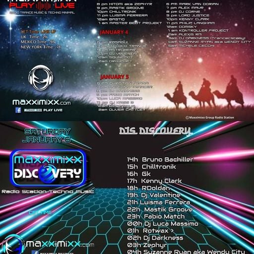 MaxxiMixx Play Live on Jan. 3rd, Discovery on Jan. 6th, '24