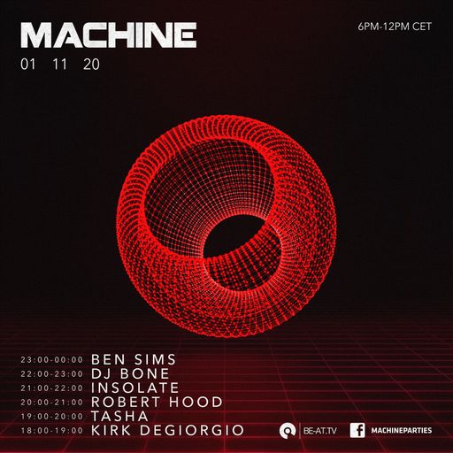 Kirk Degiorgio at MACHINE livestream (London - UK) - 1 November 2020
