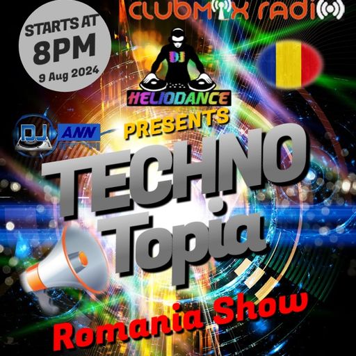 Dj Ann - Technotopia 06 (09 August 2024 Special Edition) ClubMix Radio