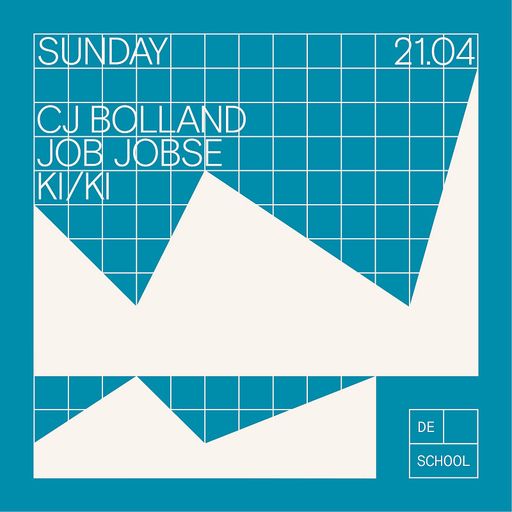 CJ Bolland at "Sunday Club Night" @ de School (Amsterdam-NL) - 21 April 2019