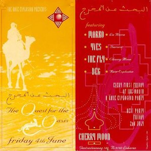 Mike Thompson & Yves De Ruyter at "The Quest For The Oasis" @ Cherry Moon (Lokeren) - 4 June 1993