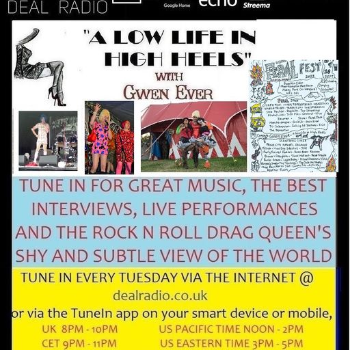 A LOW LIFE IN HIGH HEELS WITH GWEN EVER RADIO SHOW 29TH AUGUST 2023 EDITION