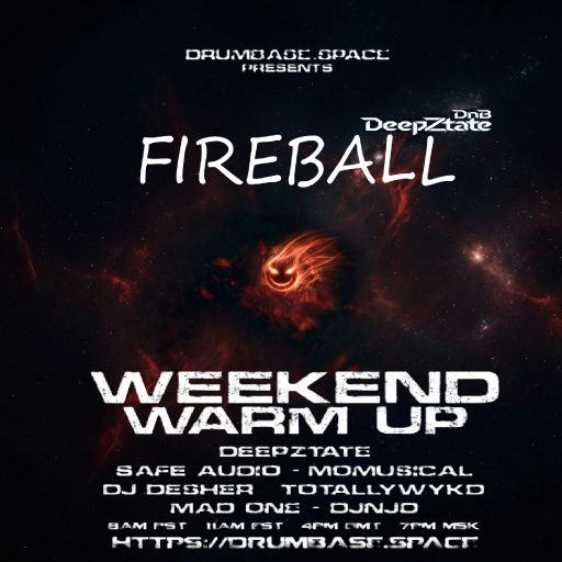 FIREBALL of pure white hot DnB DeepZtate DBS Radio live set 20th feberz 26