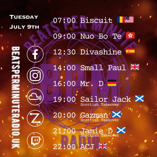 Biscuit-Tuesday Techno Crunch- Live on Beats Per Minute Radio 9.7.2024