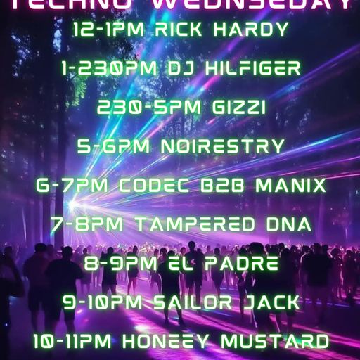 ZIRCON RADIO PRESENT TECHNO WEDNESDAY 23/04/2025