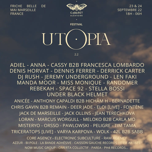 Sam Paganini at Utopia Festival (Marseille - France) - 24 September 2022