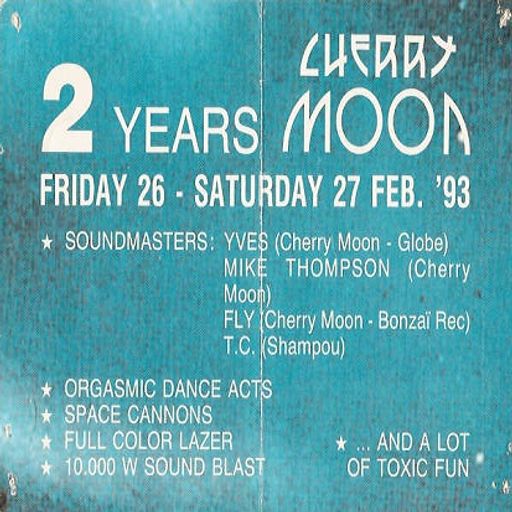 T.C. & Mike Thompson at "2 Years Anniversary Party" @ Cherry Moon (Lokeren) - 27 February 1993
