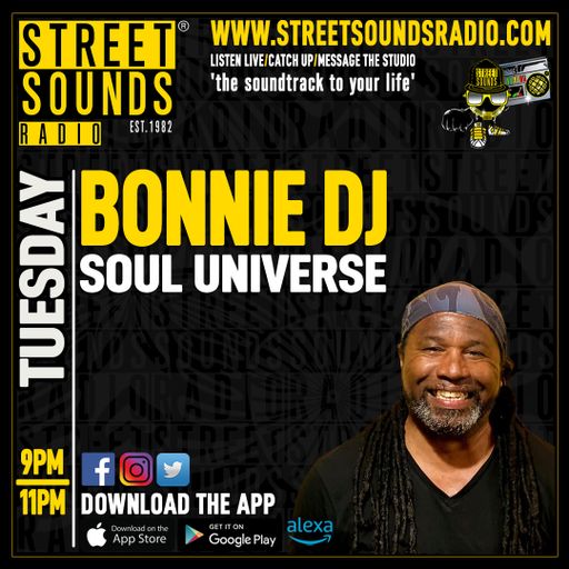 Soul Universe with Bonnie DJ on Street Sounds Radio 2100-2300 30/09/2025