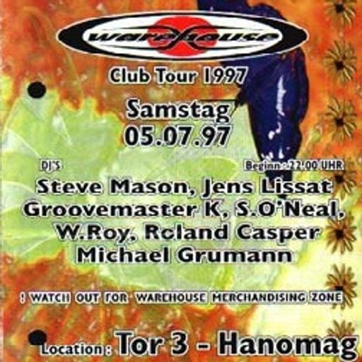 Roland Casper at "Warehouse Tour" @ Hanomag (Hannover - Germany) - 5 July 1997