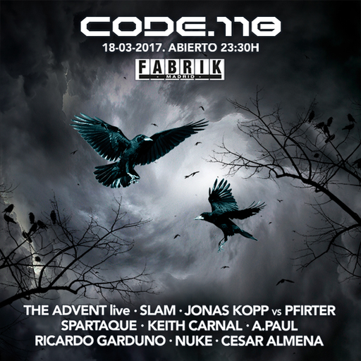 A.Paul (hybrid set w/ TR909) at "CODE.118" @ Fabrik (Madrid-Spain) - 18 March 2017