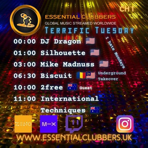 Biscuit-Underground Takeover Tuesday Part 2-Minimal +Deep-Live on Essential Clubbers 14.03.2023