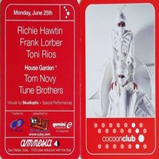 Richie Hawtin at "Cocoon Club" @ Amnesia (San Rafael - Ibiza) - 25 June 2001