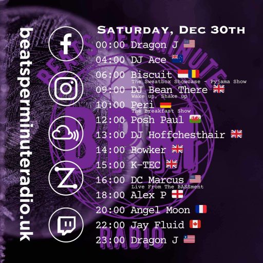Biscuit-Saturday Pajama Show-Uplifting Moods Edition live from Bali-Beats Per Minute Radio 30.12.202
