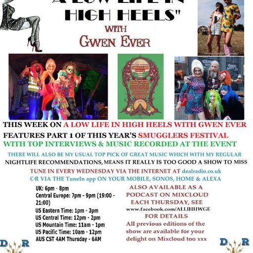 A LOW LIFE IN HIGH HEELS WITH GWEN EVER RADIO SHOW 26TH SEPT 2018 BROADCAST EDITION
