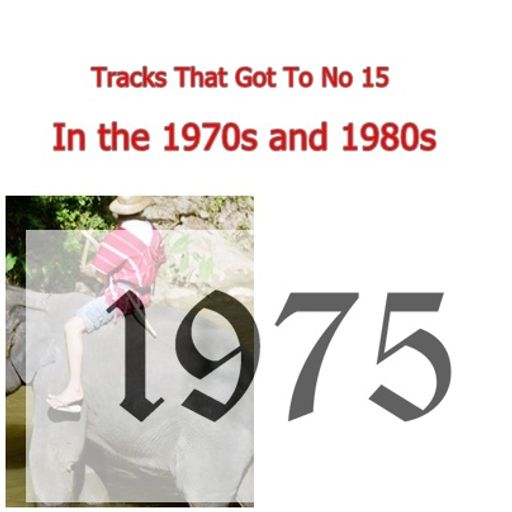Tracks That Got To No 15 In UK Charts August 1975