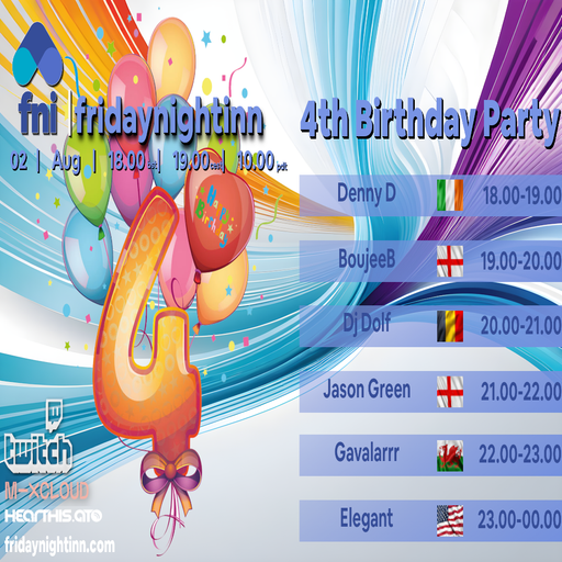 fni presents : 4th Birthday Party ( 2nd August 2024 )