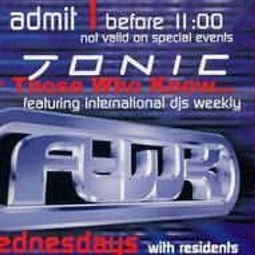 Dave Clarke at Tonic Nightclub (Toronto - Canada) - 10 November 1999