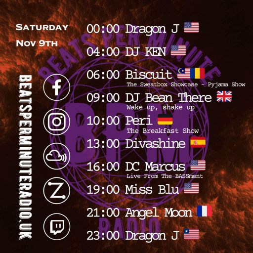 Biscuit- Saturday Pajama Show-Live on Beats Per Minute Radio 9.11.2024