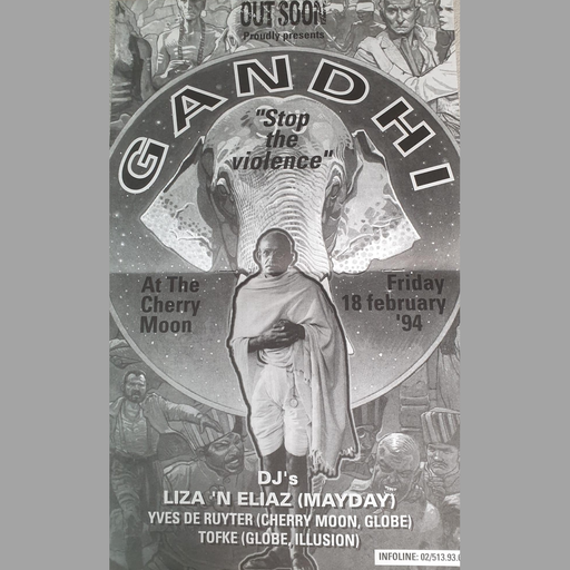 Yves De Ruyter & Deg at "Ghandi" @ Cherry Moon (Lokeren - Belgium) - 18 February 1994