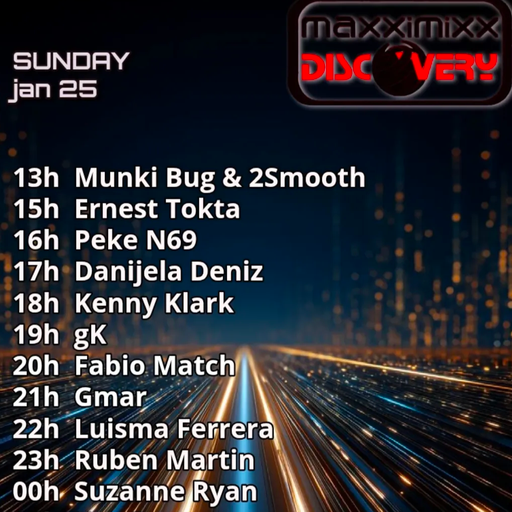 "GROOVE BENDER" MAXXIMIXX DISCOVERY RADIO STATION SESSION 1/25/2026 SET# 37 SERIES 3