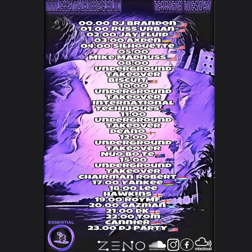 Biscuit- Underground Takeover Tuesdays- Drum & Bass- Live on Essential Clubbers Radio 5.10.2021