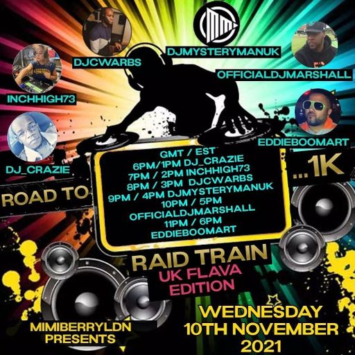 Road to 1K Raid Train hosted by MimiberryLDN