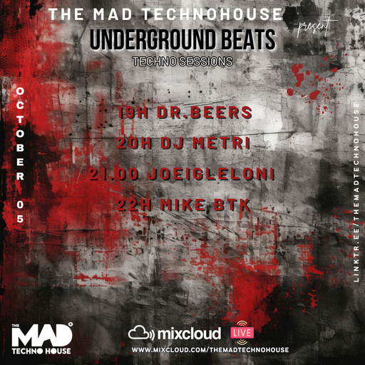 DR.BEERS / TMTH UNDERGROUND BEATS TECHNO SESSIONS 05.10.24