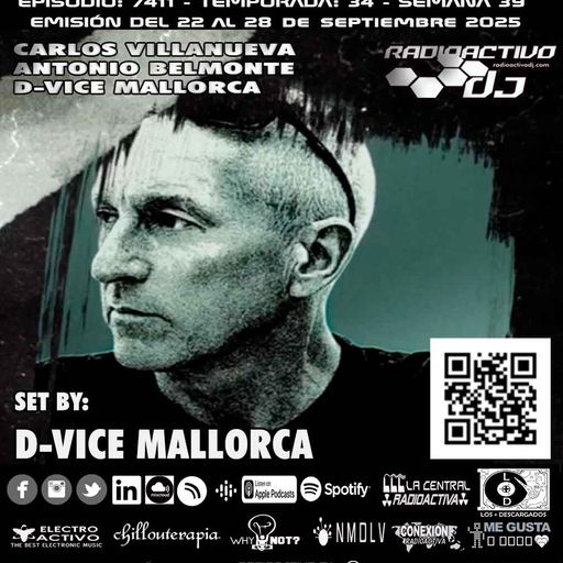 Radioactivo DJ 39-2025 Carlos Villanueva, Antonio Belmonte  & D-Vice Mallorca
