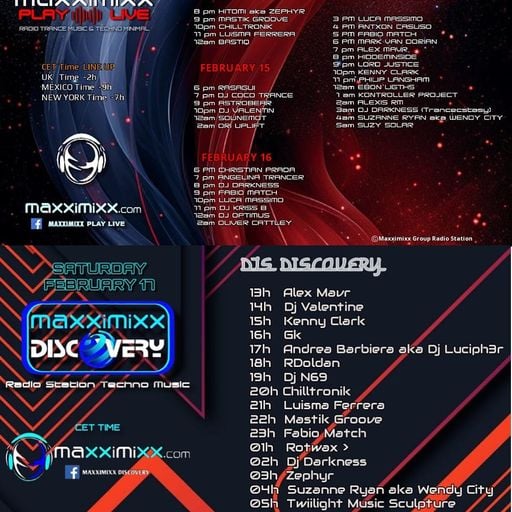 MaxxiMixx Play Live Feb. 14th, Discovery Feb. 17th, '24