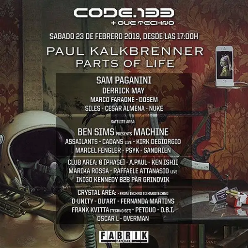 Ken Ishii at "CODE.133" @ Fabrik (Madrid-Spain) - 23 February 2019