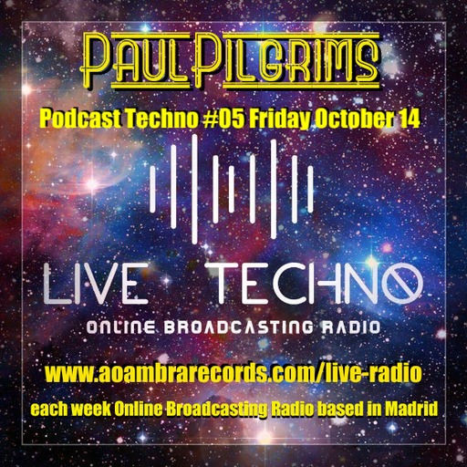 Paul Pilgrims - Podcast Techno #05 on air for Live Techno Friday 14/21 October 2022