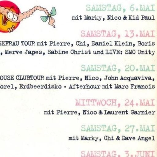 Laurent Garnier at Aufschwung-Ost (Stammheim - Germany) - 24 May 1995