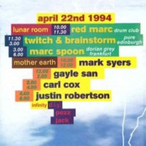 Mark Spoon at "The Final Frontier" @ Club UK (Wandsworth - UK) - 22 April 1994