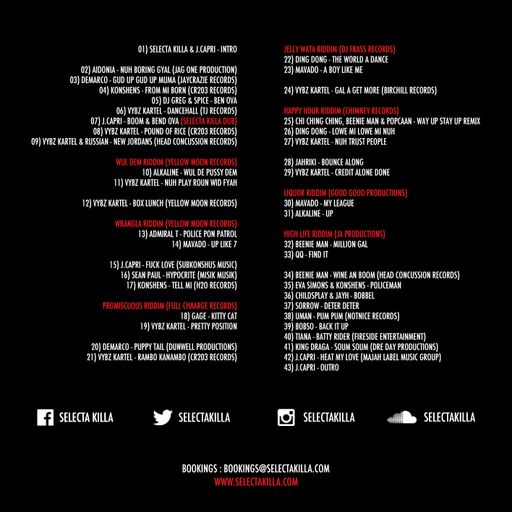 Selecta Killa - Dancehall Station 5 (Hosted By J. Capri) (2015 Dancehall Mix CD)