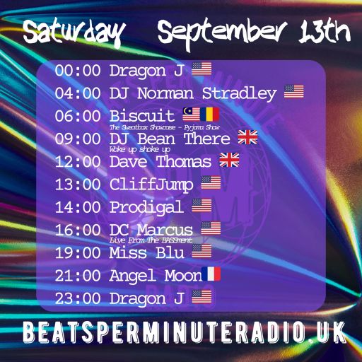 Biscuit- Saturday Pajama Show- The Birthday Edition- Live on Beats Per Minute Radio 13.9.2025