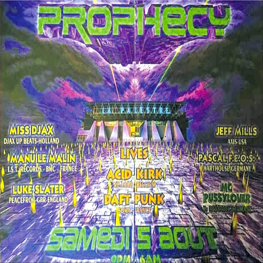 Daft Punk LIVE at Prophecy (Carros - France) - 5 August 1995