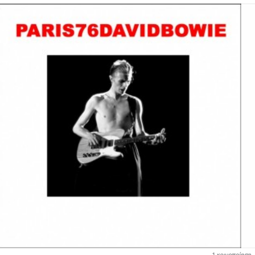 Bowie Live at Pavilion de Paris, Paris 17 May 1976 The Isolar Tour