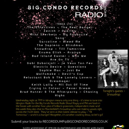 Big Condo Records Radio Show – Snowdrop (11/02/2026)